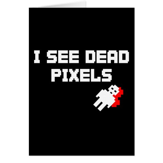 Sarah Marshall Dead Pixels Cards (Front)