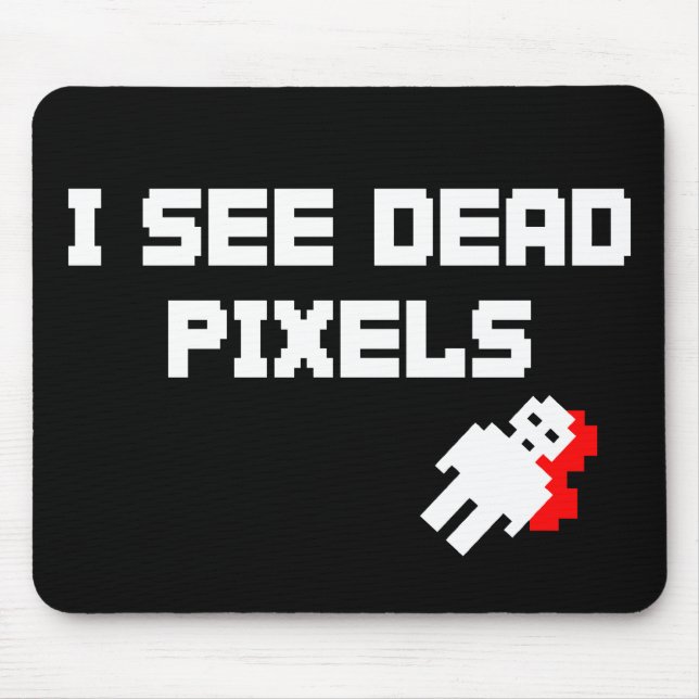 Sarah Marshall Dead Pixels Mouse Pad (Front)