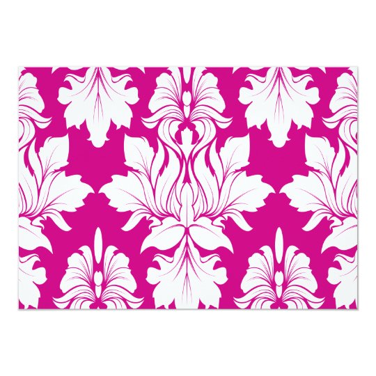 Sarah Molly Raspberry Bat Mitzvah RSVP Card