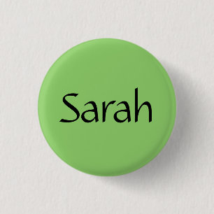 Sarah name from TV show Orphan Black Button