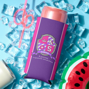 Sarah name meaning pink crest unicorn seltzer can cooler