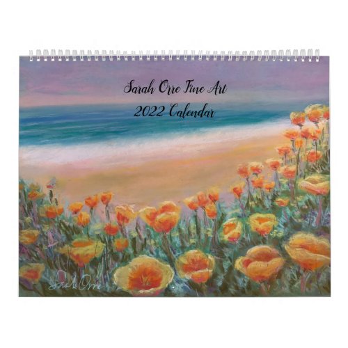 Sarah Orre Fine Art 2022 Calendar Custom Large