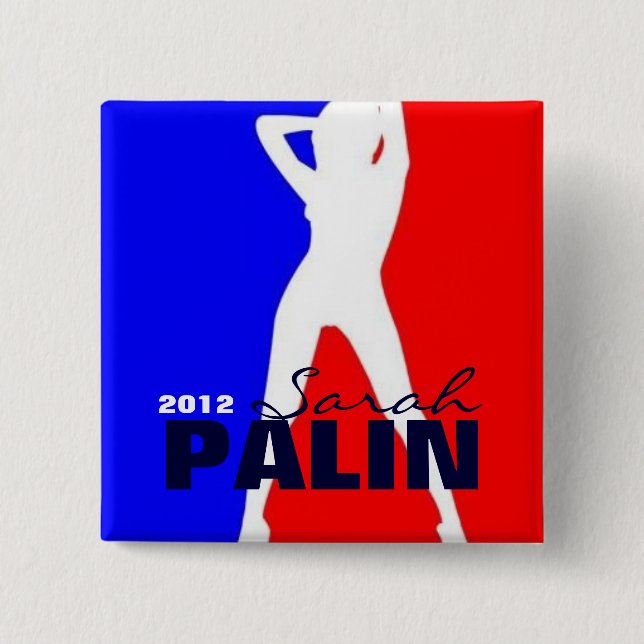 Sarah Palin 2012 Button (Front)