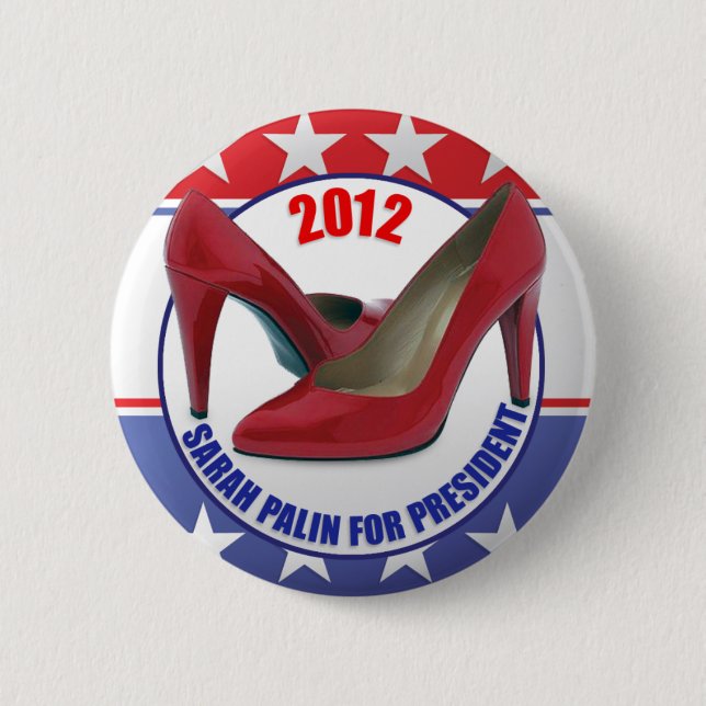 Sarah Palin 2012 Pinback Button (Front)
