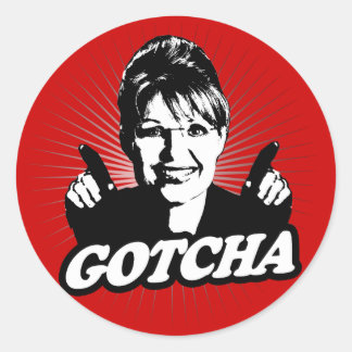 Sarah Palin Gotcha Sticker