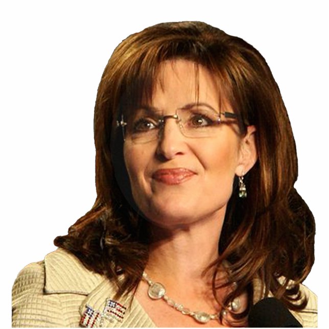 Sarah Palin Looking To Her Right Statuette (Front)