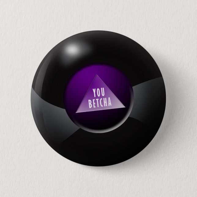 Sarah Palin Magic 8 Ball Button (Front)