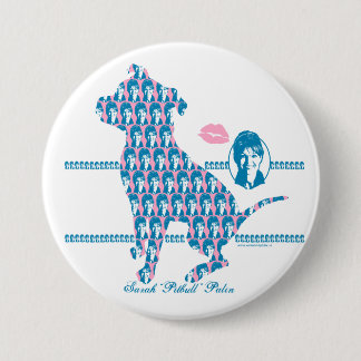 Sarah Pit Bull Shirt Pinback Button