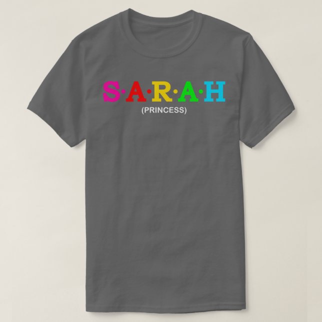 Sarah Princess T-Shirt (Design Front)