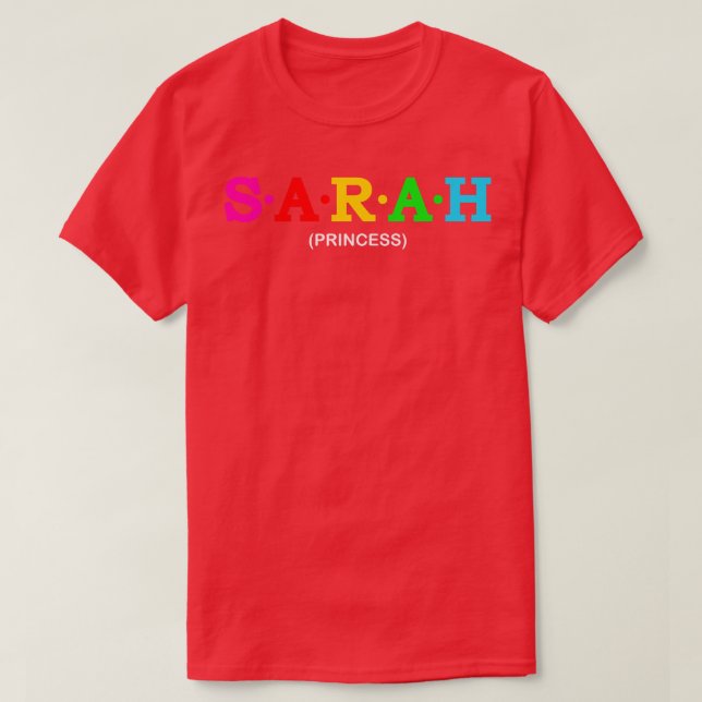 Sarah Princess T-Shirt (Design Front)