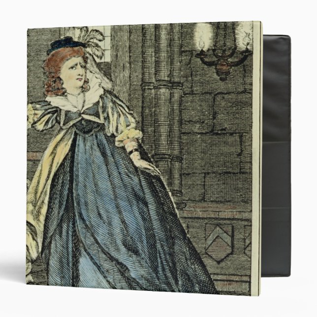 Sarah Siddons  as Lady Macbeth 3 Ring Binder (Front/Inside)