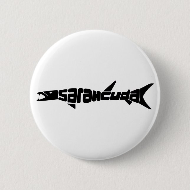 Sarahcuda Button Black (Front)