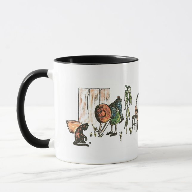 "Sarah's Garden" Possum Trot Mug (Left)