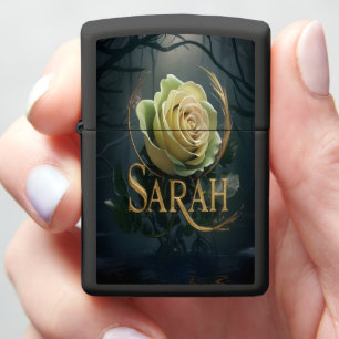 Sarah's Golden Rose Zippo Lighter