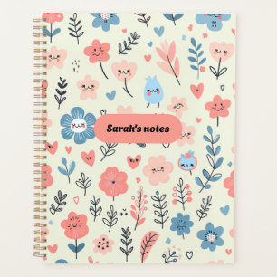 Sarah's Notes Cute Floral Planner
