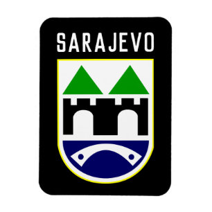 Sarajevo coat of arms, Bosnia and Herzegovina Magnet