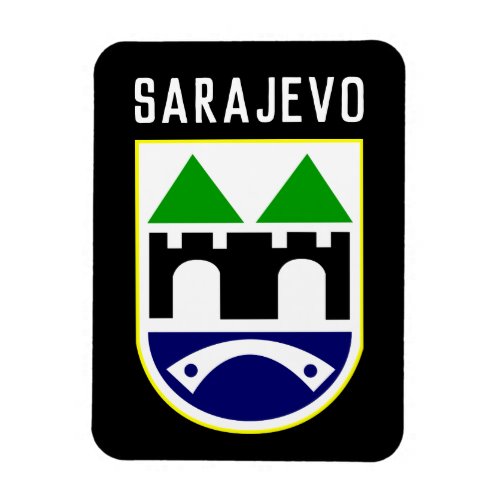 Sarajevo coat of arms Bosnia and Herzegovina Magnet