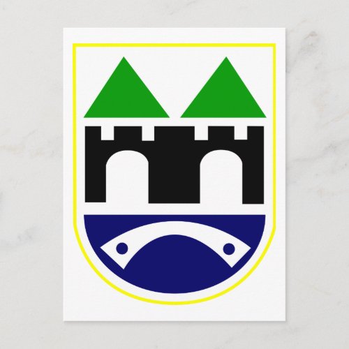 Sarajevo Coat of Arms Postcard