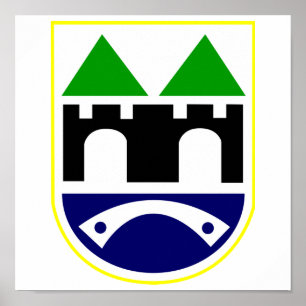 Sarajevo Coat of Arms Poster
