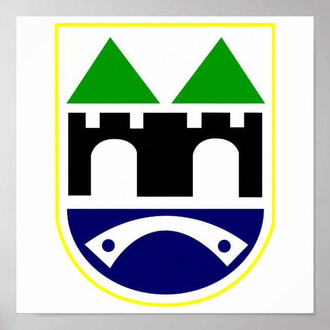 Sarajevo Coat of Arms Poster (Front)
