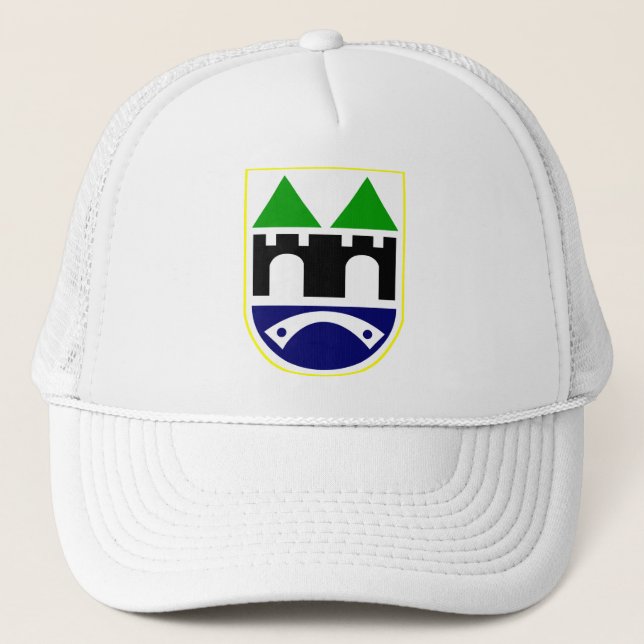 Sarajevo Coat of Arms Trucker Hat (Front)