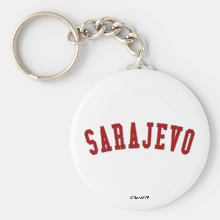 Sarajevo Key Chain
