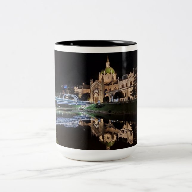 Sarajevo Mug-Great special gift idea for everyone Two-Tone Coffee Mug (Center)