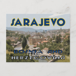 Sarajevo, Visit Bosnia and Hezegovina Postcard