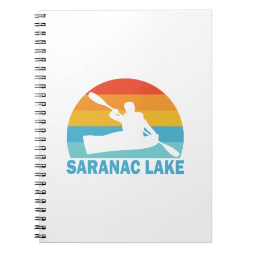 Saranac Lake New York Kayak Notebook