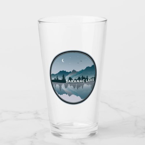 Saranac Lake New York Reflection Glass