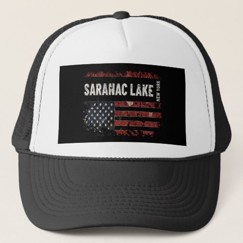 Saranac Lake New York Trucker Hat