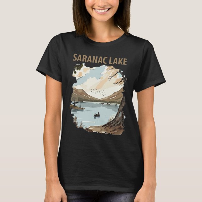Saranac Lake T-Shirt (Front)