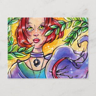 Saraphin Sun Witch Postcard