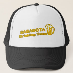Sarasota Drinking Team tee shirts Trucker Hat