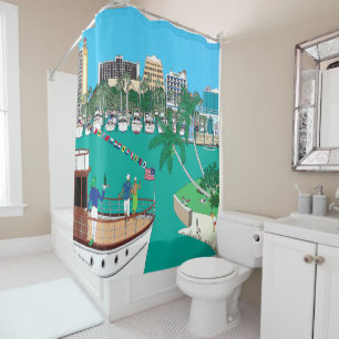 Sarasota Florida Bayfront Shower Curtain