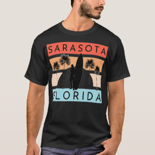 Sarasota Florida Beach Surfing Summer Vacation  T-Shirt
