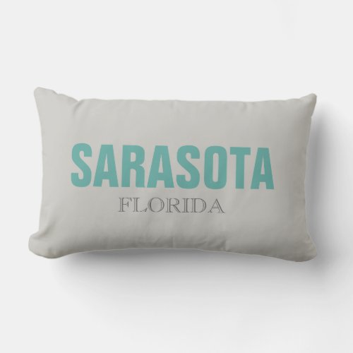 Sarasota Florida Beach Throw Pillow