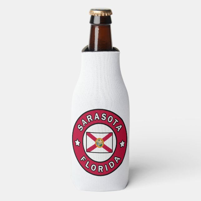 Sarasota Florida Bottle Cooler (Bottle Front)