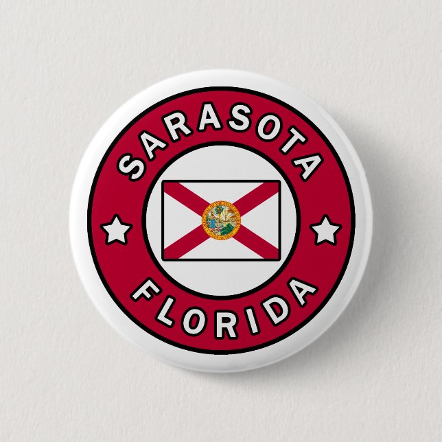 Sarasota Florida Button (Front)