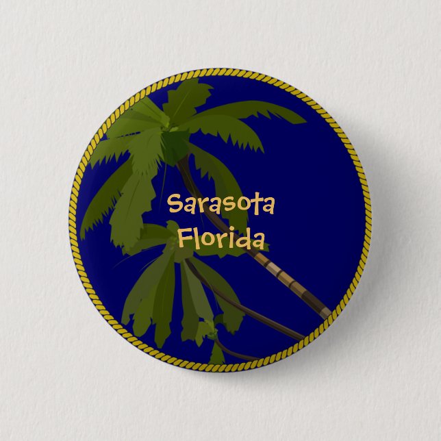 Sarasota, Florida Button (Front)