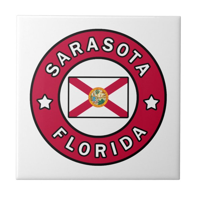 Sarasota Florida Ceramic Tile (Front)
