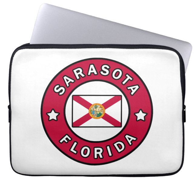 Sarasota Florida Laptop Sleeve (Front)