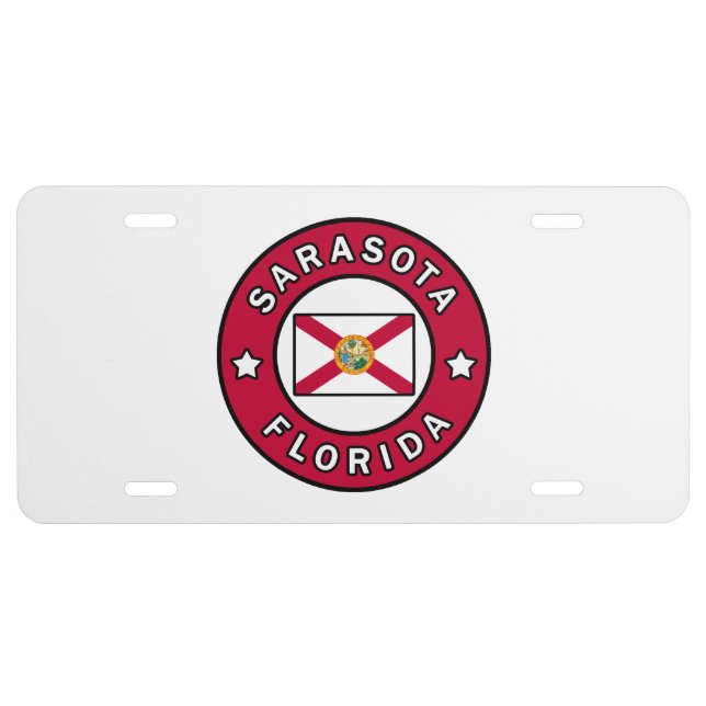 Sarasota Florida License Plate (Front)