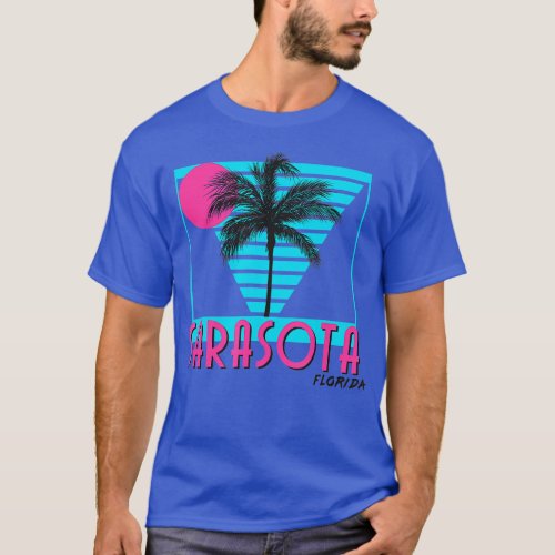 Sarasota Florida  Retro Cool  T_Shirt