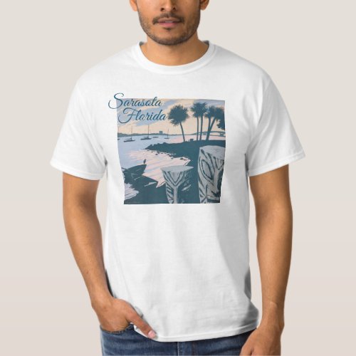 Sarasota Florida Tiki  T_Shirt
