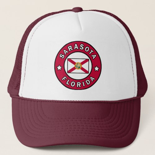 Sarasota Florida Trucker Hat