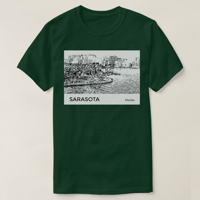 Sarasota Florida TShirt (Design Front)