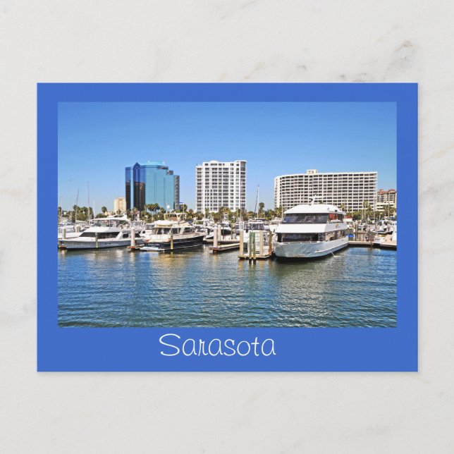 Sarasota, Florida, U.S.A. Postcard (Front)