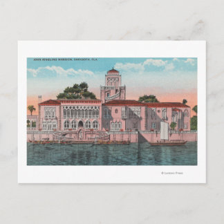 Sarasota, Florida - View of John Ringling Postcard