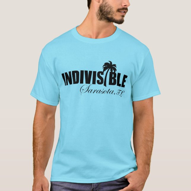 SARASOTA Indivisible men's t-shirt blk logo (Front)